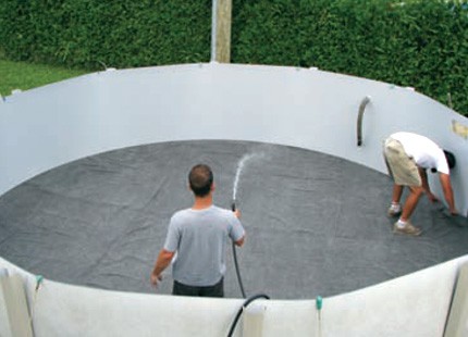 tapis geotextile pour piscine